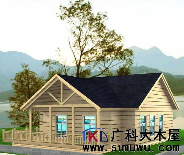木别墅效果图14