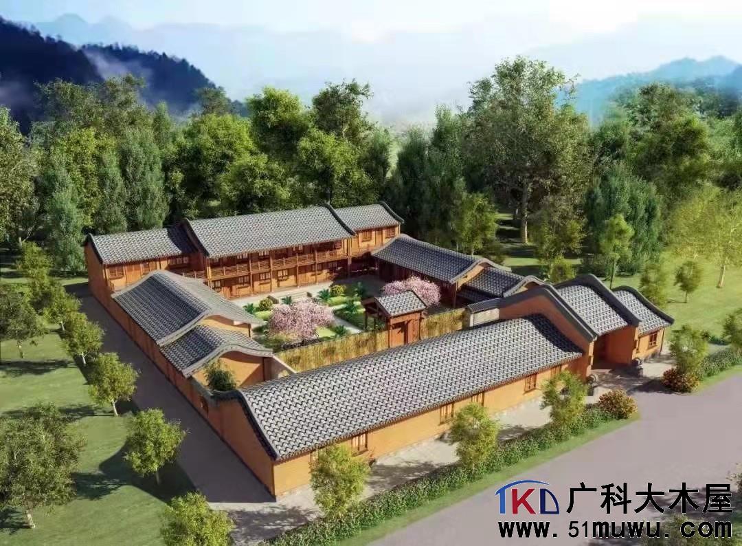 木别墅效果图9